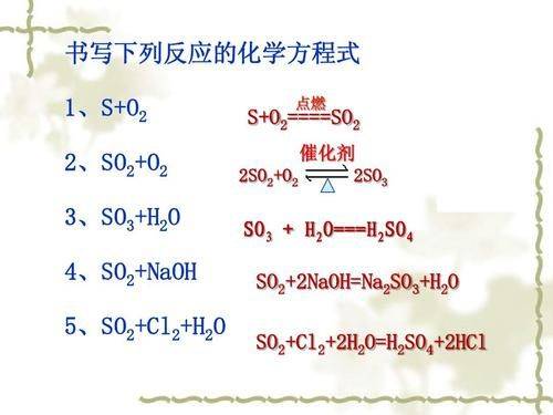 化学反应方程式规律