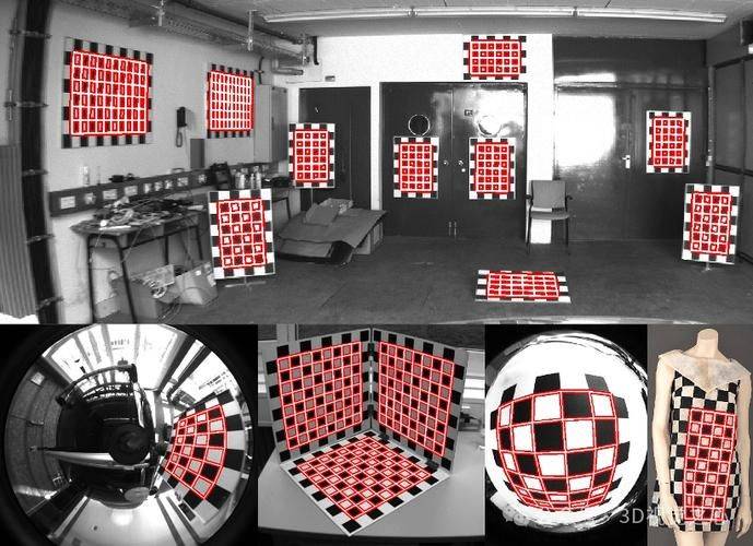 Ccd camera marked approximate step
