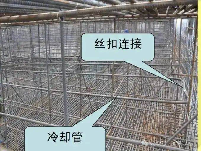 大体积混凝土中温度裂缝的成因
