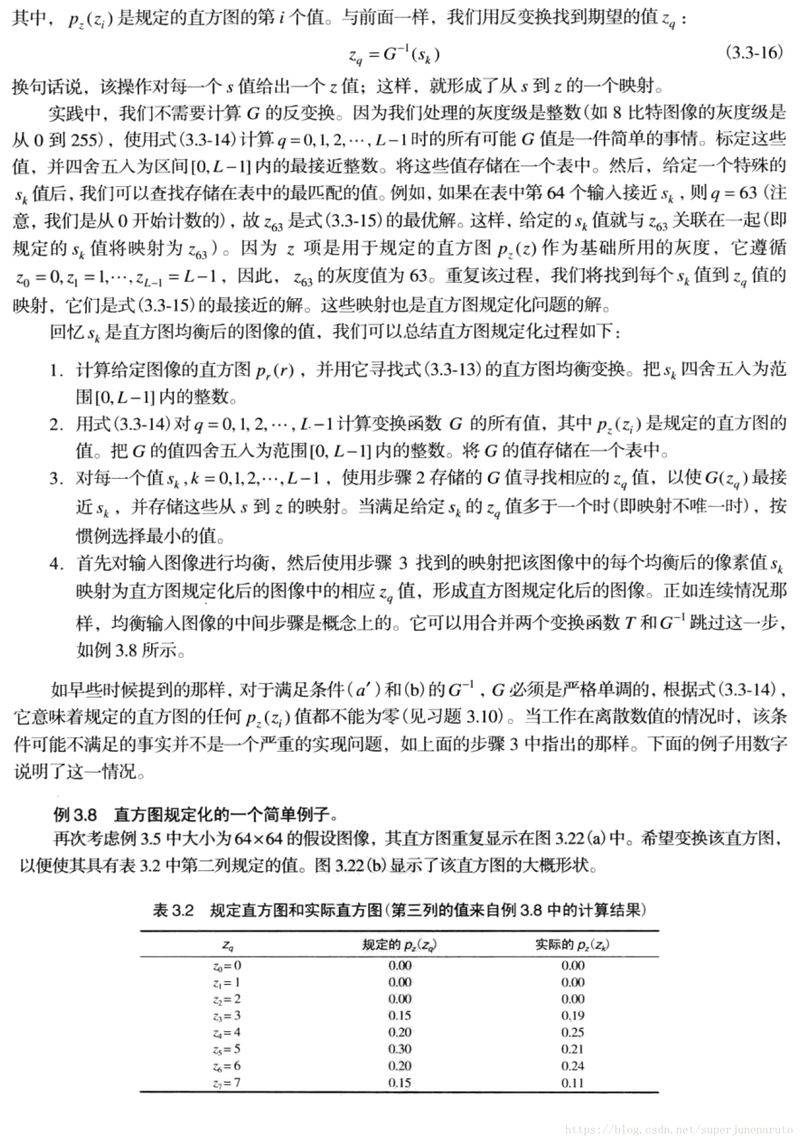 直方图匹配原理