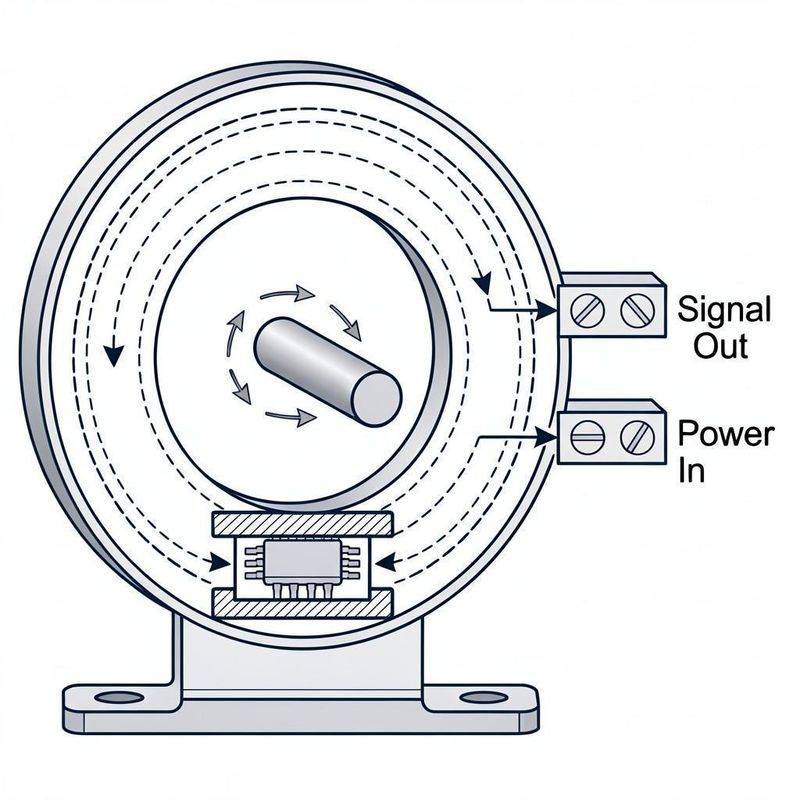 The working principles of hall's voltage sensor