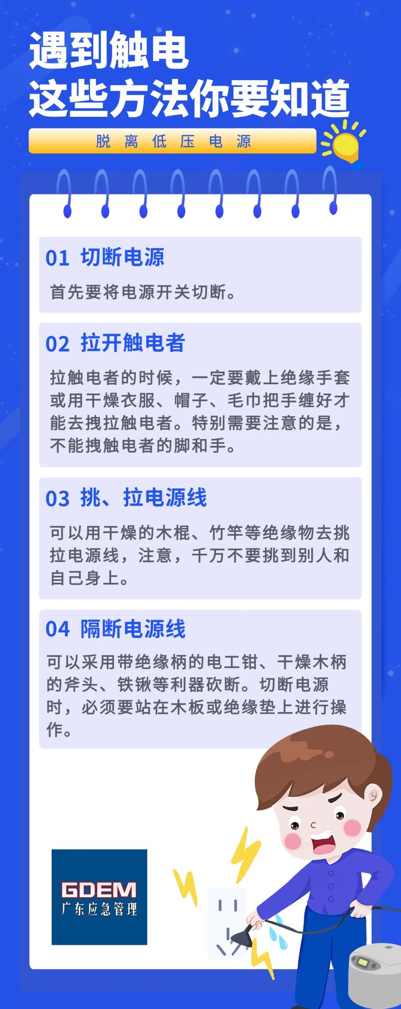 安全用电常识。