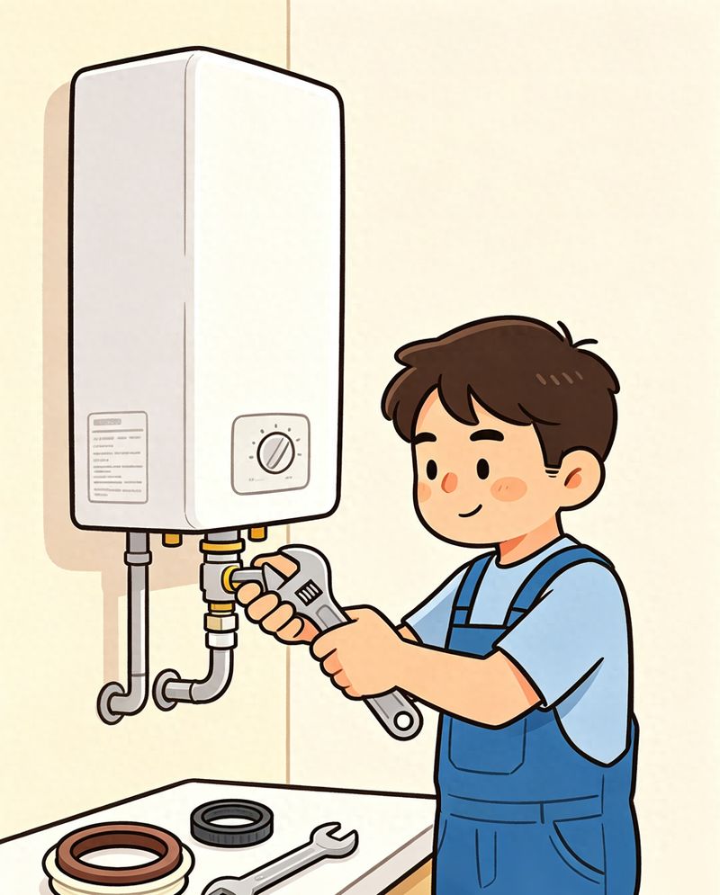 热水器漏水维修图解