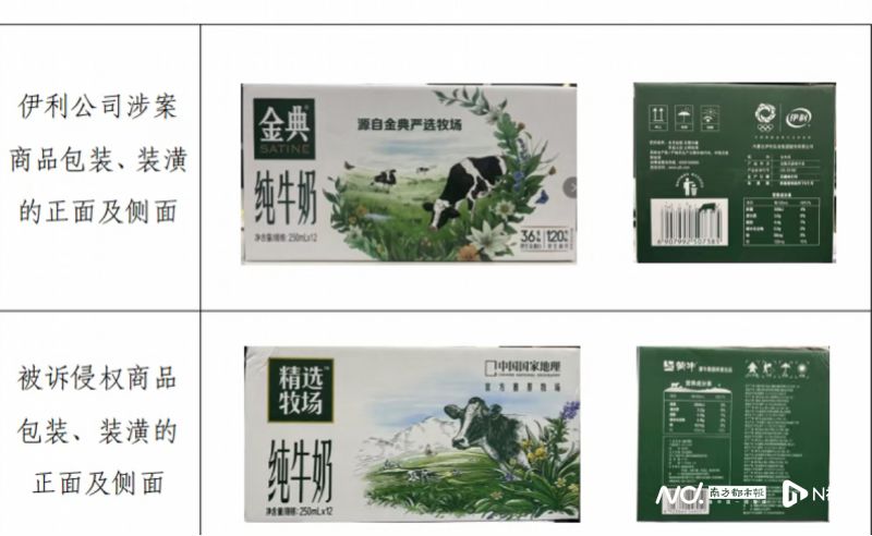 不正当竞争案判了！蒙牛因纯牛奶包装相似赔偿伊利500万元
