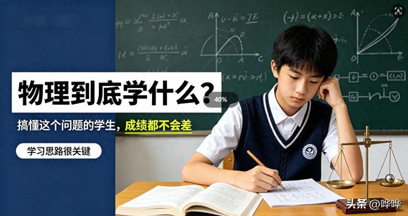 物理到底学什么？搞懂这个问题的学生，成绩都不会差