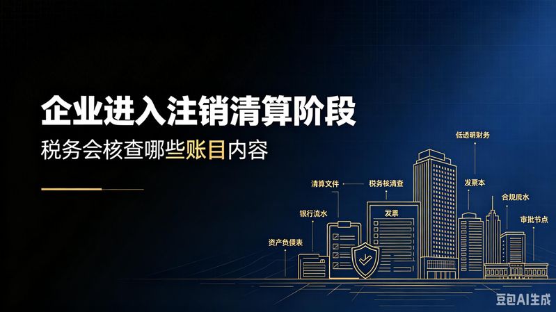 企业清算各项税费