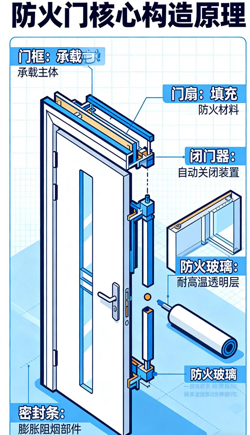 防火门电子锁原理