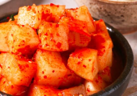 Korean sweet radish pickles
