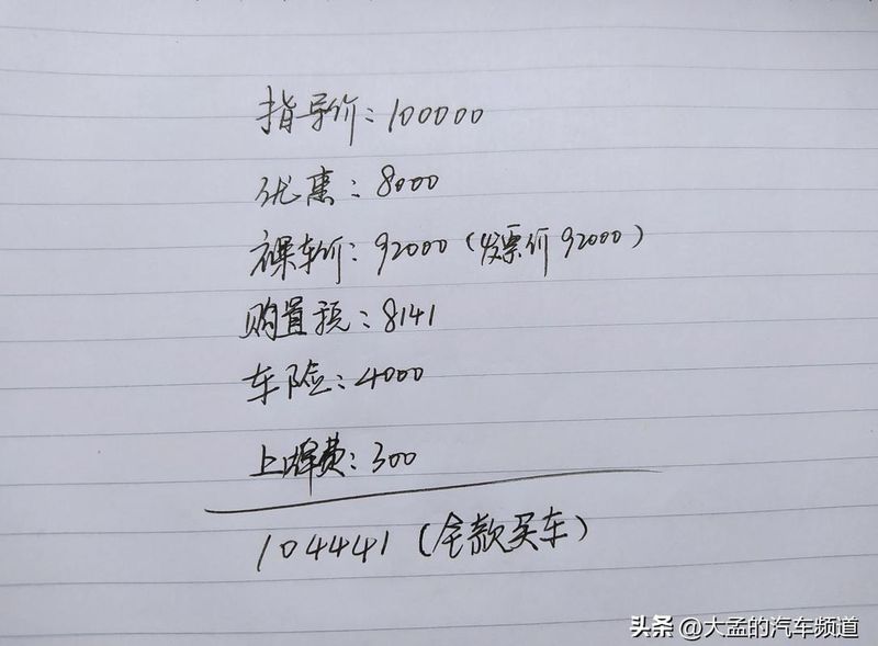 购车税费怎样计算公式