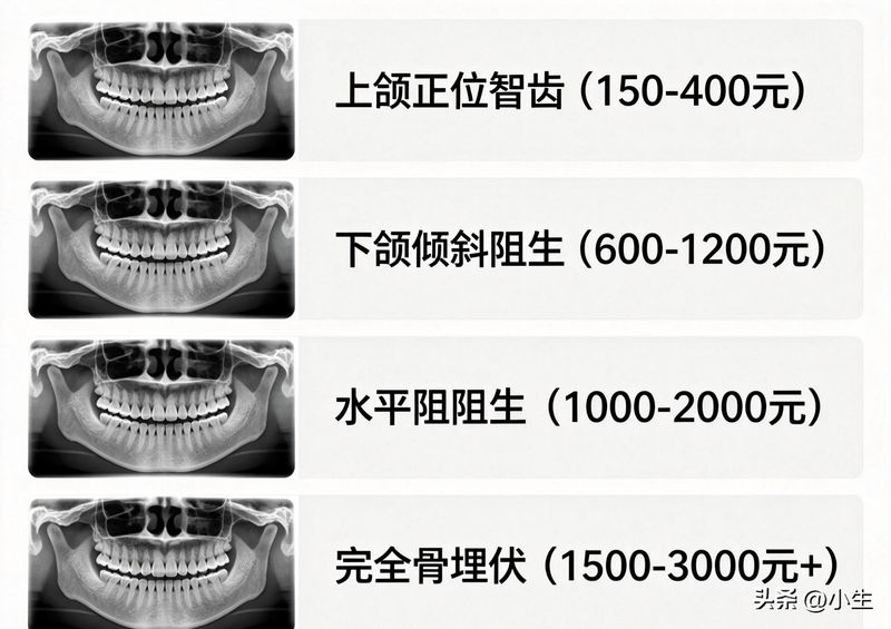 拔牙龈里面的智齿多少钱