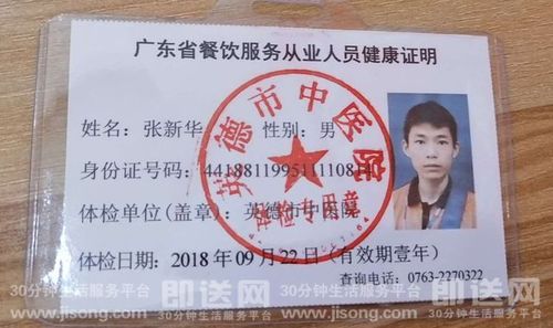 福州健康证多少钱