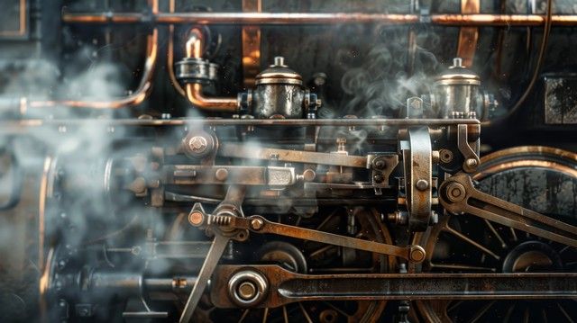 First steam engine animation