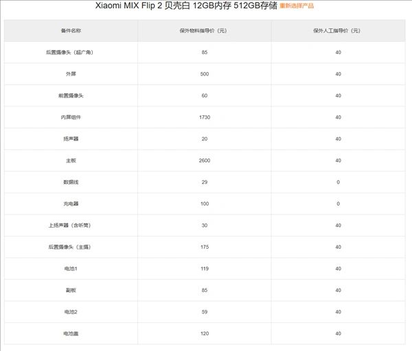 小米手环2保外维修