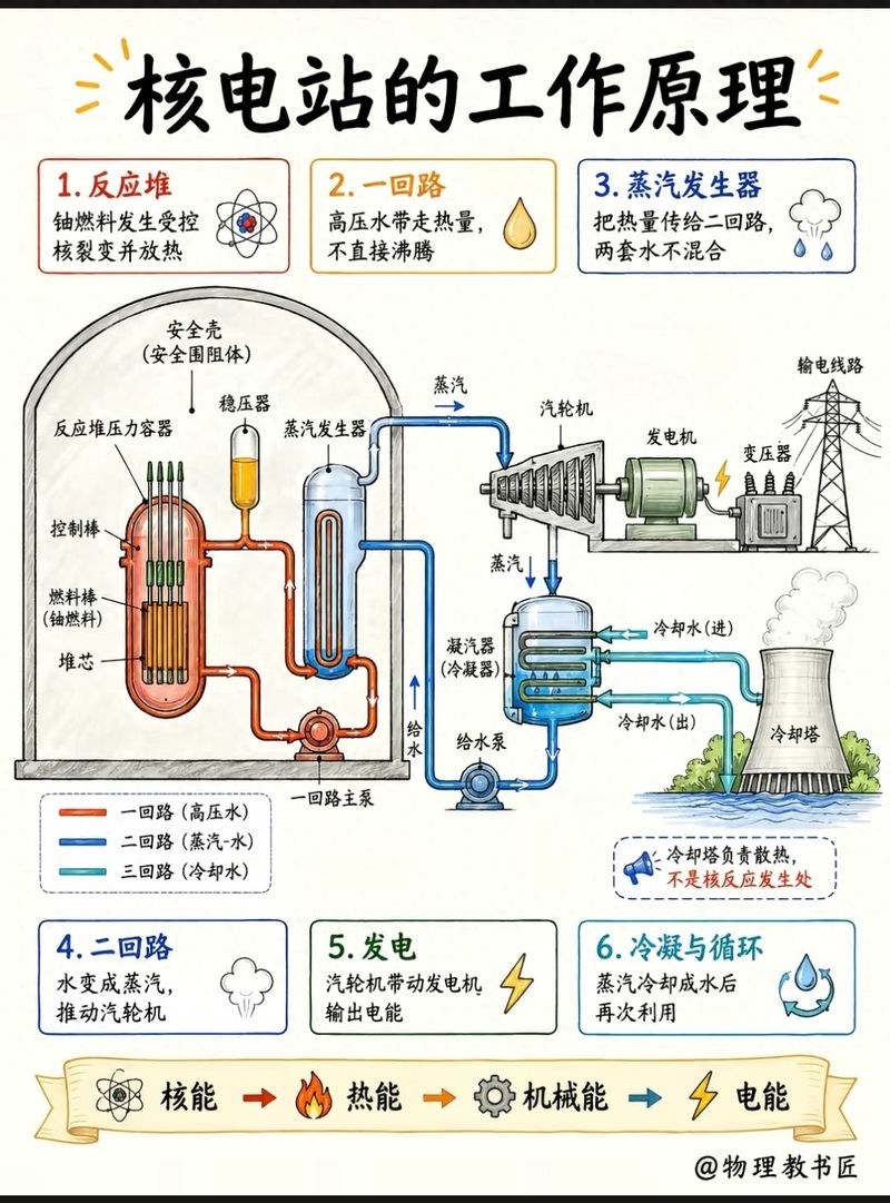 压水堆核电站工作原理