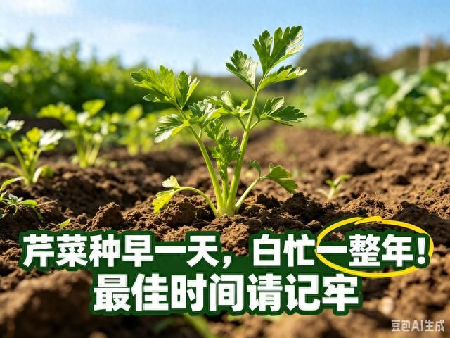 大棚蔬菜种植技术芹菜