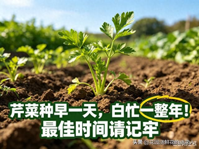 大棚蔬菜种植技术芹菜