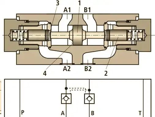 Activation of electro-controlled hydraulic single-way valves