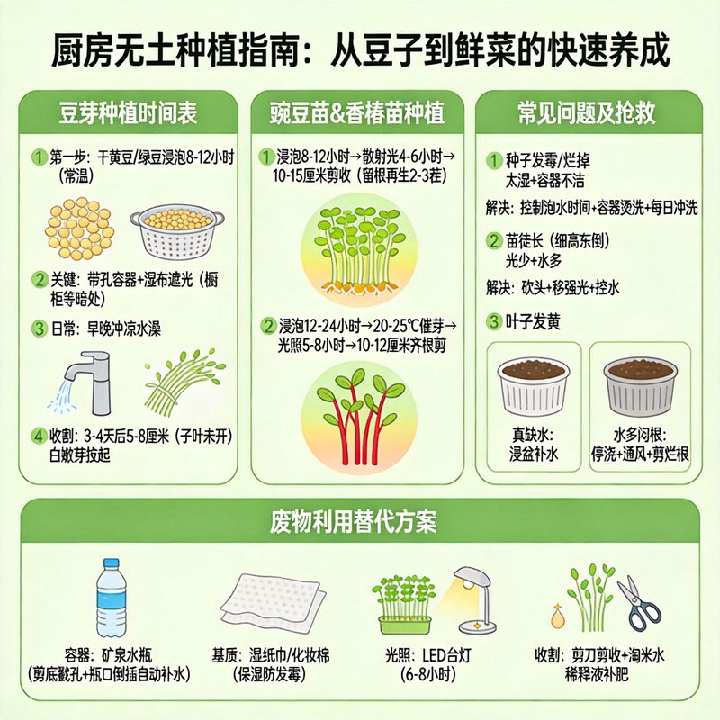 芽苗菜的种植技巧有哪些