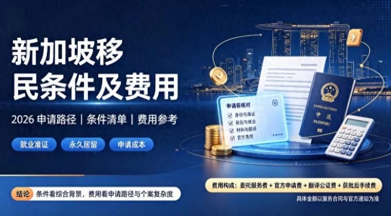 多少钱可以移民新加坡