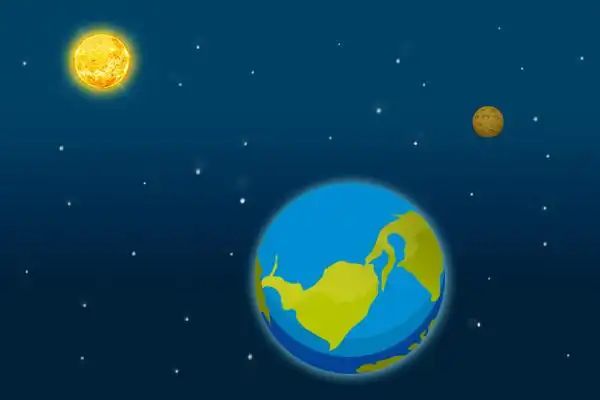 关于太阳地球月亮的数学常识