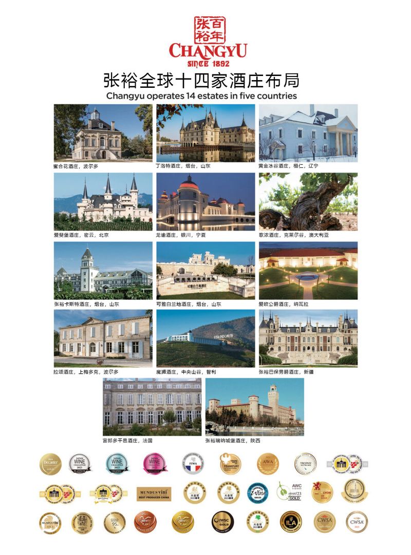张裕葡萄酒价位