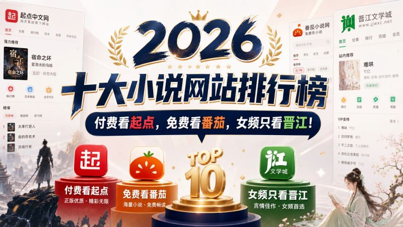 小说网站排名2026