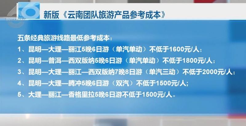 西双版纳跟团游价位