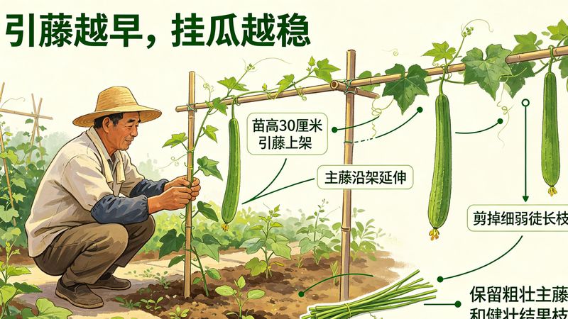 简易大棚丝瓜种植技术