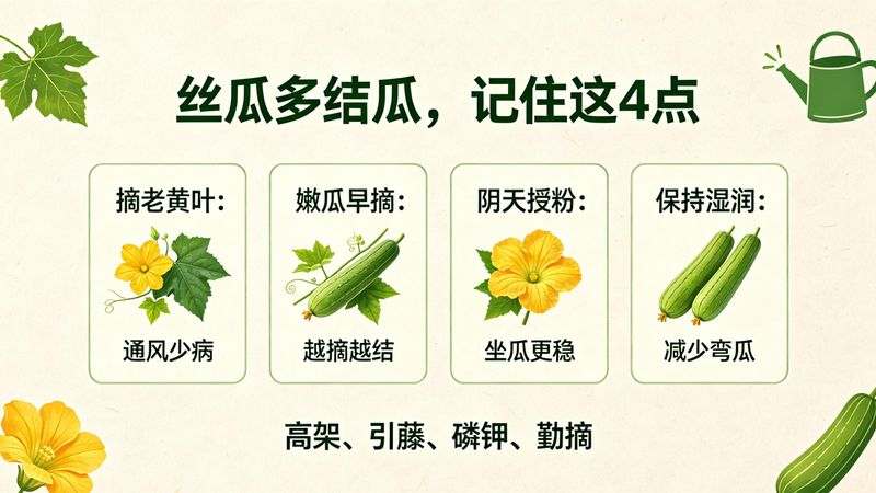 简易大棚丝瓜种植技术